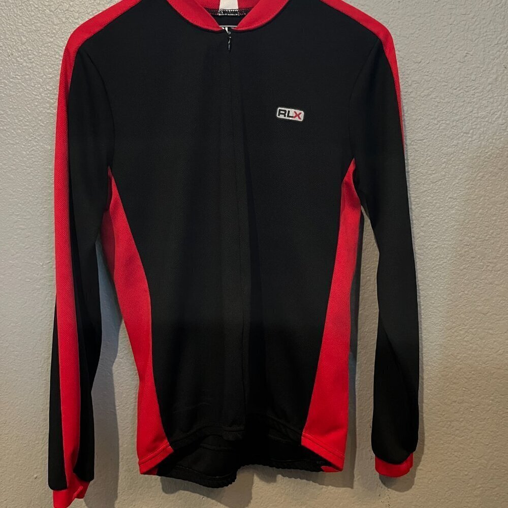 RLX RALPH LAUREN POLO SPORT BIKE CYCLING JERSEY 3/4 Zip Pull Over Sweater Mens M